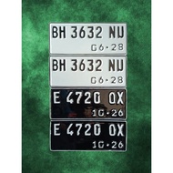 UK Motorcycle Plate - Standard Available Latest Fonts & Standard Fonts Already Equipped with Korlant