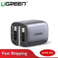 UGREEN Power Adapter - GAN Fast Charger 65W PD GaN Tech Charger (SPACE GRAY)