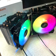 Tản nhiệt khí tản nhiệt CPU Tomato AM-6500 Hỗ trợ full socket 2011 LGA1200 LGA1700 - Led RGB - Trang