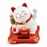 Chinese Lucky Cat Wealth Waving Shaking Hand Fortune Welcome Cat Home Craft Shop Hotel Decor Lucky Cat lucky cat feng shui cat for decoration fortune god lucky cat waving big Desktop living room bedroom decorations