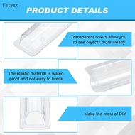 Fstyzx 25/50pcs Money Card Holder With Sticker Plastic Dome Lip Balm Waterproof Clear Cash Pouch DIY Gift for Graduation Christmas SG