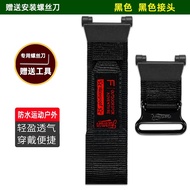 สายนาฬิกาผ้าแคนวาสกันน้ำ DIY สำหรับ Casio G-SHOCK 3445 GWF-D1000B รุ่นที่ 6 Frogman สายนาฬิกาไนลอนแค