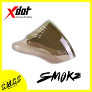 XDOT G618 VISOR (100% Authentic) Rainbow  Smoke  Clear VISOR Untuk XDOT G618N HELMET