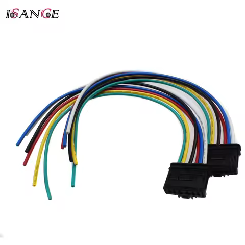 ISANCE Rear Tail Light Lamp Electrical Wiring Connector 1606248780 For Citroen Peugeot Fiat Dacia C2