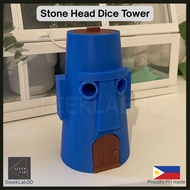 Stone Head Dice Tower | Island Statue Dice Roller for DnD & RPGs