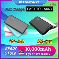 bank kuasa Powerbank Pineng original PN-958 SUPER SLIM POWER BANK 10000mAh PN958 PN 958 DIY PRINT NA