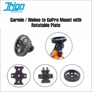 Trigo Garmin / Wahoo / Bryton to GoPro Mount with Rotatable Garmin Plate