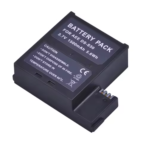 1500mAh DS-S50 DSS50 Battery for AEE DS-S51 S70 S71 D33 Veho VCC-A034-SB camera Li-ion Rechargable B