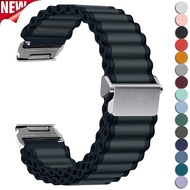 22mm 26mm Silicone band For Garmin Fenix 7 Pro /Epix Pro 47mm Replacement Strap for Fenix 7X Pro / I