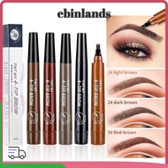 NOVOCCT 4 Point Eyebrow Pencil,  Waterproof Liquid Eyebrow Pencil,  Long lasting Anti-Sweat Eyebrow 
