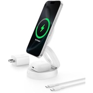 Belkin MagSafe Charger Compatible, 3-in-1 Qi2 15W Wireless Charging Station, Convertible Wireless Ch