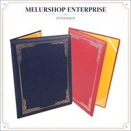 A4 Certificate Holder PU Custom Logo Printing Document Folder Award Certificate Cover Corporate Gift