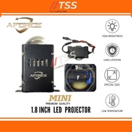 AFORCE MINI 1.8INCH LED PROJECTOR (BULE FILM) 1 PAIR CAR PROJECTOR HEAD LAMP PROJECTOR CAR LED PROJE