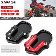 CNC Side Stand Shoes Flat Foot Extension Kickstand Pad For BMW F900R F900XR 2020-2022 Motorcycle Accessories