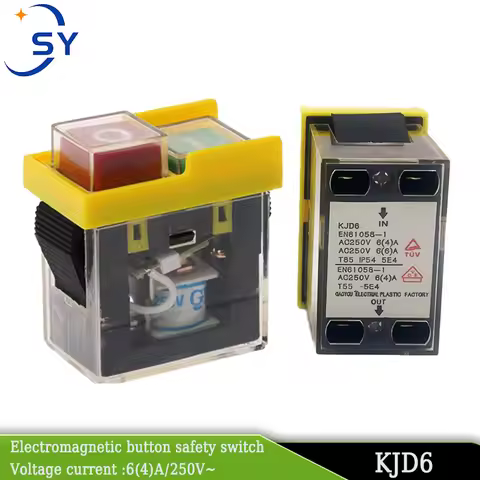 KJD6 Electromagnetic Switch Over And Under Voltage Power Off Protection Magnetic Start Stop Controll