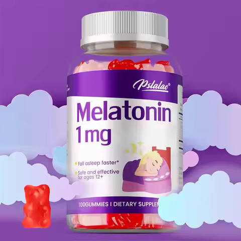 Melatonin Gummies 1mg - Children's Sleep Aids, Relieves Stress, Improves Insomnia, Improves Sleep Qu