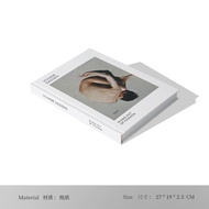 Red Magazine Cover Creative English Fashion Character Photo Book Street Snap Photography Props Decor