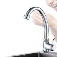 Plastic Steel Single Hole Faucet Tap For Bathroom Kitchen Sink Outdoor Garden