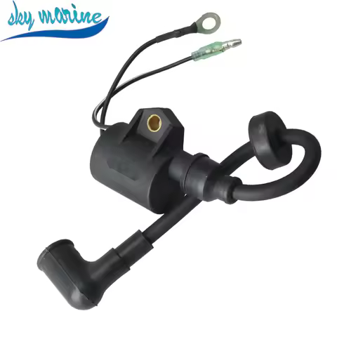 Ignition Coil 6H5-85570 For Yamaha Outboard Motor 2 Stroke 40HP 48HP 50HP 2 Stroke 3 Cylinder L3 6H5