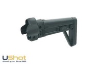 【UShot】TASKFORCE MBT 伸縮折疊後托槍托 VFC MP5A5 SD3 TF-STK-MBTMP5-BK