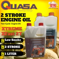 SYK QUASA XFast2T Xtreme2T 1Liter 2T Oil 2-Stroke Lubricant Engine Oil For Grass Cutter Chainsaw Mes