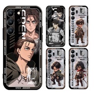casing for samsung note 20 10 9 8 ultra j8 j7 pro prime plus Attack on Titan Case Soft Cover