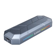 ORICO RGB M2เคส SSD NVME Enclosure M.2 To USB ประเภท C 3.1 Gen2 10Gbps กล่อง SSD Cool เกมสไตล์ M.2เค