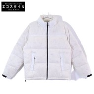 The North Face ND92337 白色未染色 Nuptse 羽絨服，L 碼