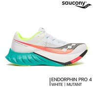 Saucony Endorphin Pro5 / Pro 4 Men ครบทุกสี รองเท้าวิ่งมาราธอนพื้นคาร์บอนไฟเบอร์ นุ่มเด้ง พุ่ง ใส่แข
