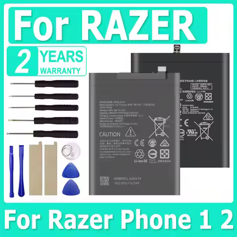 High Quality 3.85V 4500/5400mAh RC30-0215 RC30-0259 Battery For RAZER Phone 1 2 Bateria 100500429086