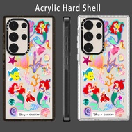 Cartoon Mermaid Sticker Case For Galaxy S23 S24 S25 S23ULTRA S24ULTRA S25ULTRA Cover S24Plus S25Plus