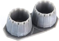 KALMA-32018 Car Model 1/32 F/A-18 A/B/C/D Exhaust Nozzle Set, Open Condition (For Academy) Parts for