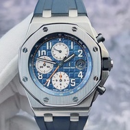 Audemars Piguet Audemars Piguet Royal Oak Offshore Series 26470ST Navy Blue Stainless Steel Chronograph Function Automatic Mechanical Watch Male