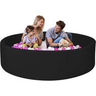 Foam Ball Pit for Kid, Kids Soft Ball Pit BLACK