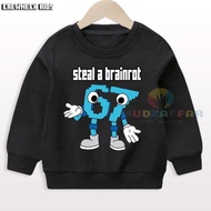 STEAL CHILDREN'S SWEATER JACKET BRAINROT 67 CHILDREN'S SWEATER 67 STEAL BRAINROTa