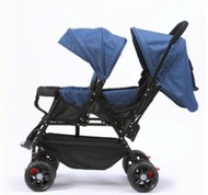 TANDEM Front and Back Twin Stroller Baby Twin Stroller Kids Twin Stroller Double Stroller Kereta Sor