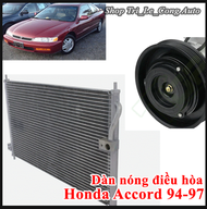 Honda Accord 94-97 dàn nóng điều hòa tản nhiệt máy lạnh cơ 2.0 2.2 đời 95 96 puly đầu mặt hít phin l