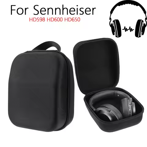 Headphone Storage Pouch for Sennheiser HD598 HD600 HD650 Headset Carrying Case for Sennheiser HD598 