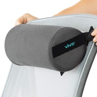 Vive Lumbar Roll - Cervical Cushion Support Pillow - Lower Back Pain Relief in Car, Office Chair, Co