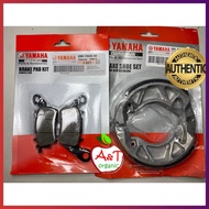 Front Brake Pad & Rear Brake Shoe Yamaha Aerox 155 Gravis M3 Soul I i125 New version - Mio Sporty #