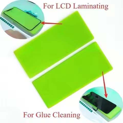 Sameking 2in1 Green Soft Silicone Rubber Pad For OCA Glue Remover Cleaning Glass OCA Laminating Phon