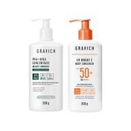 [set]gravich Pha+ Urea Concentrate Body Serum 200 g + Gravich Uv Bright C Body Sunscreen Spf50+ Pa++