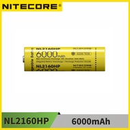 Nitecore NL2160HP 21700 6000mAh Top High-performance Rechargeable Battery 20A 3.6V 21.6Wh With Prote