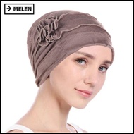 MELEN Women Hijab Muslim Scarf Cap  Cancer Chemo Beanies Cap