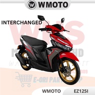 Wmoto EZ125I EZ125 SCOOTER PALING MURAH - (INTERCHANGED) - Motor Baru tapi Dah Ada Number Plate
