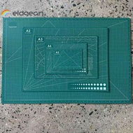 ELDGEAN Paper Cutting Pad, Grid Line A1/A2/A3/A4/A5/A6 Cutting Board, Multifunctional PVC Double Sid