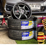 ล้อ​ SSR​ ขอบ15​ 4รู​100 พร้อมยาง​ 195​/50R15, 195/55R15​ ปี23พร้อมส่ง