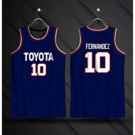 PBA RETRO JERSEY | TOYOTA RAMON FERNANDEZ #10 JERSEY | FULL SUBLIMATION FREE CUSTOM