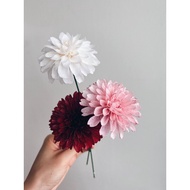 Edible Flowers Wafer Paper Dahlia Cake Decorations