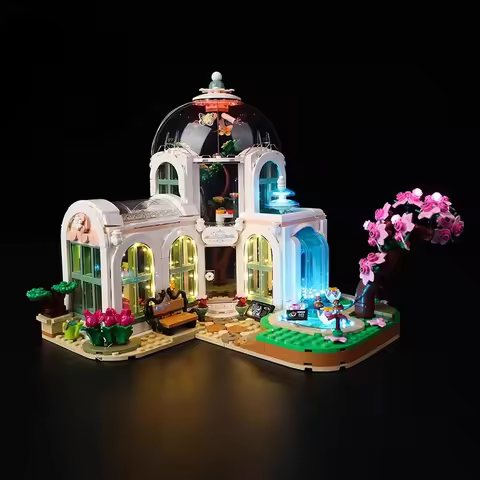 No Model LED Lighting Set Suitable for LEGO Friends Botanical Garden 41757 (Excluding Building Block